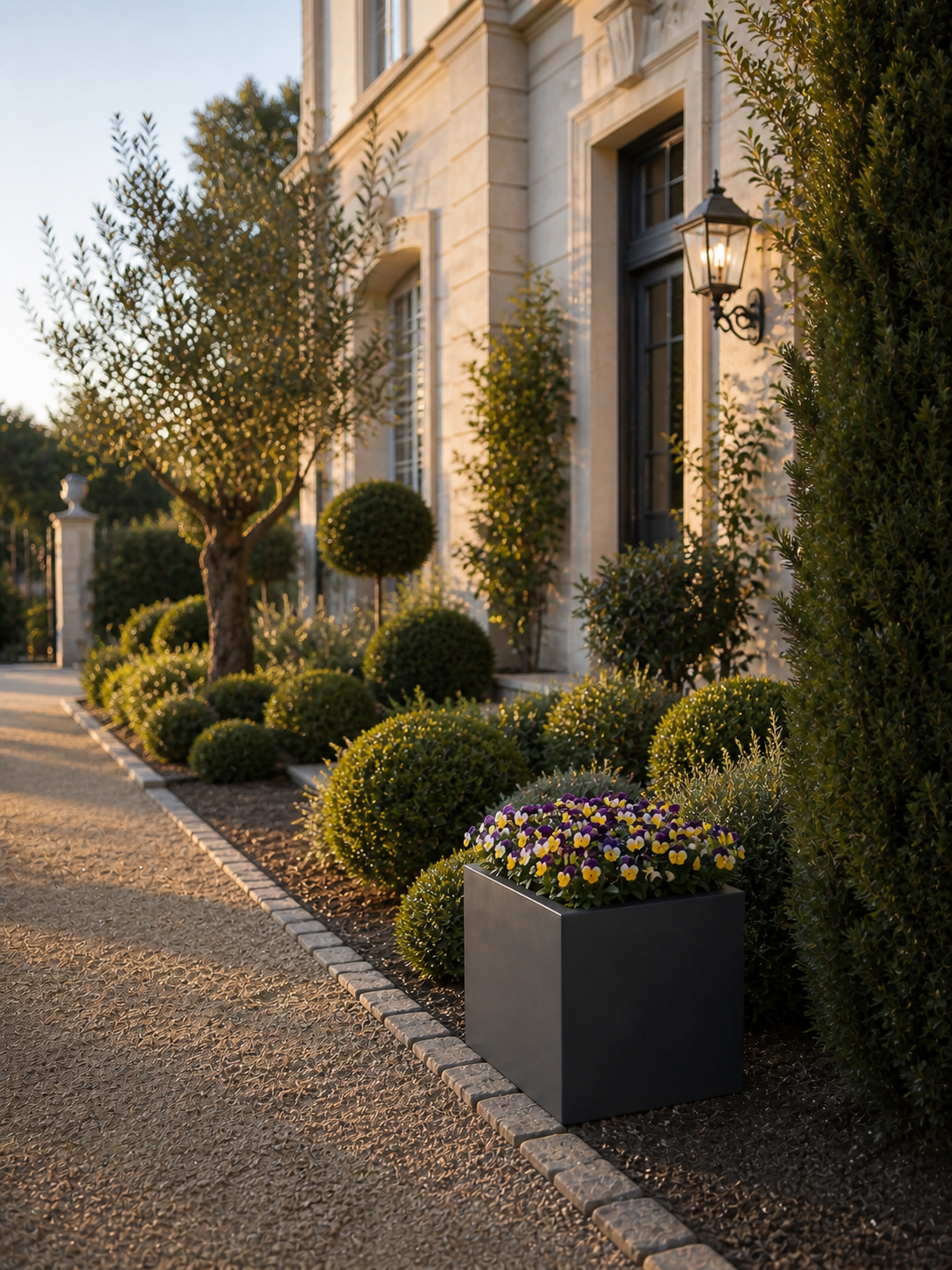 Jardinière carrée