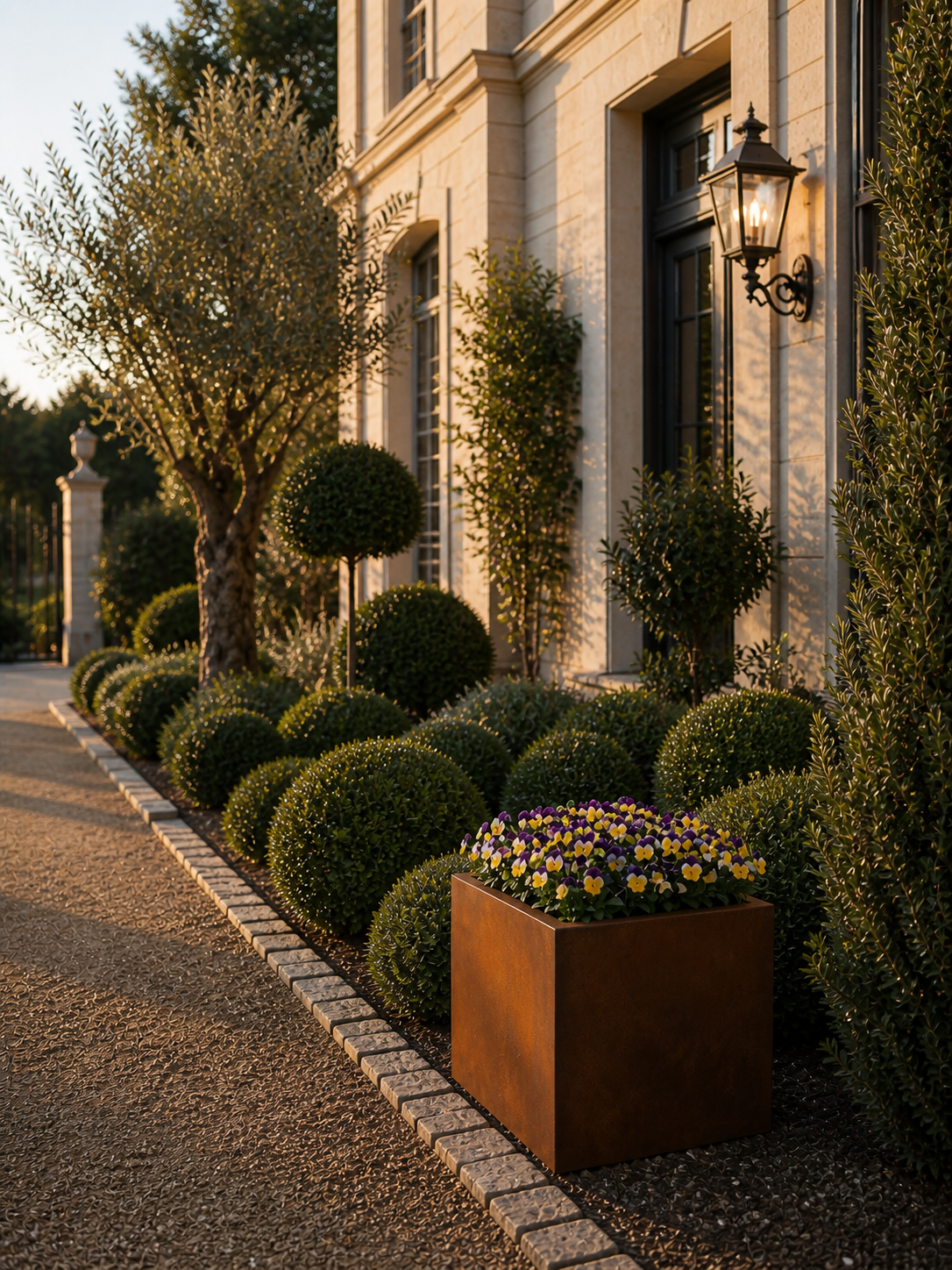 Jardinière carrée
